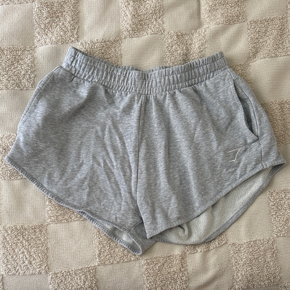 Gymshark Light Gray Women's Athletic Shorts